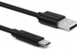 Кабель Choetech USB 2.0AM-Type-C M,3 м, 18W PVC чорний (AC0004-BK)