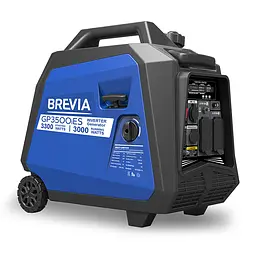 Генератор Brevia інверторний бензиновий 3,3кВт (ном 3,0кВт) з електростартером(GP3500iES)