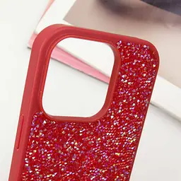 TPU чохол Bling World Rock Diamond для Apple iPhone 14 Pro (6.1) Червоний - мініатюра 4