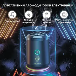 Аромадифузор електричний від USB, курильниця чорна OUD Bukhoor BK-18 - мініатюра 8