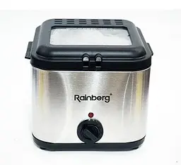Фритюрниця для дому Rainberg RB-2219 з терморегулятором і знімною чашею - мініатюра 3