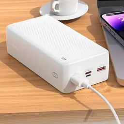 Портативний ЗП Power Bank BOROFONE BJ56B Graceful 22,5W+PD20W 30000 mAh White - мініатюра 3