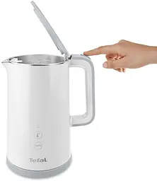 Електрочайник Tefal Sense kettle 1.7 л Strix з подвійними стінками 5 режимів чорний kuh0015361 - мініатюра 7