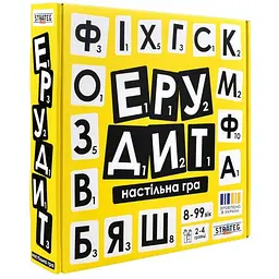 Настільна гра Strateg Ерудит 30619 українською мовою