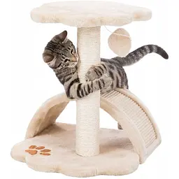 Дряпка Trixie Junior Vitoria для котів з іграшкою бежева 36х36х43 см [CD] - мініатюра 5