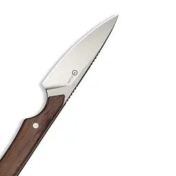 Ніж фіксований кишеньковий Civivi High Grass Field Knife (7,4 см) 14C28N / Wood дерево з чохлом - мініатюра 7