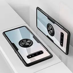 Чохол бампер Primolux Ring Magnetic Stand для смартфона Samsung Galaxy S10 Plus (SMG975) Black - мініатюра 5