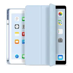Чохол-книжка BeCover Tri Fold Soft TPU з кріпленням Apple Pencil для Apple iPad 10.2 2019/2020/2021 Light Blue (706747) - мініатюра 2