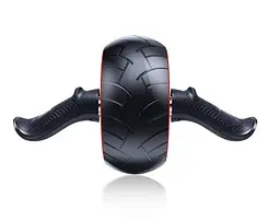 Колесо для преса PowerPlay 4326 зі зворотним механізмом AB Wheel Pro Чорно-червоне (PP_4326_Black/Red) - мініатюра 2