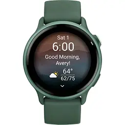 Смарт-годинник Garmin Vivoactive 6 Metallic Jasper Green with Jasper Green Band (010-02985-02) - мініатюра 5