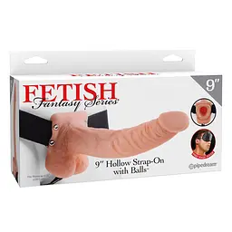 Страпон порожнистий Fetish Fantasy Series 9 Hollow 24 см тілесний