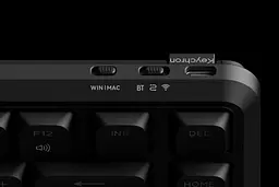 Клавіатура Keychron J1 82Key K pro Banana WL/BT/USB-A QMK Hot-swap EN/UKR RGB Black (J1-H4-UA) - мініатюра 11