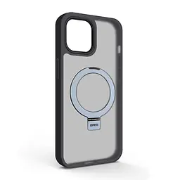 Чехол для Apple iPhone 15 Plus, Unit Stand, черный, MagSafe, противоударный защитный чехол-панель с подставкой, поддержкой магнитных держателей и беспроводной зарядки, защита всего корпуса, силикон + поликарбонат, ArmorStandart (ARM70572)
