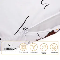 Подушка MirSon Подушка для вагітних та відпочинку Г-подібна 5014 Color Lin (2200010969658) - мініатюра 8