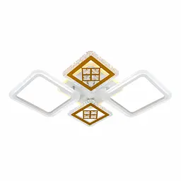 Люстра світлодіодна Valeso V K39930-2+2+1 WT+gold з пультом - мініатюра 8