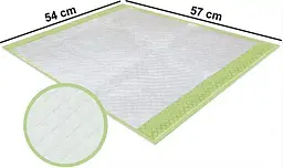 Пелюшки для собак Croci Super Nappy Eco біорозкладні 14 шт 57x54 см C6028471 - мініатюра 2