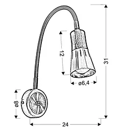 Бра Candellux 91-94776 ARENA - мініатюра 3
