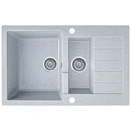Мийка кухонна Valetti 29N гранітна 785x495 мм сіра - мініатюра 4