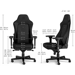 Геймерське крісло Noblechairs HERO Black Edition (NBL-HRO-PU-BED) [165685] - мініатюра 12