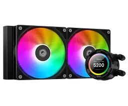 Водяне охолодження ID-Cooling Space LCD SL240 XE ARGB Black - мініатюра 3