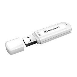USB флеш накопичувач Transcend 256GB JetFlash 730 White USB 3.1 (TS256GJF730) - мініатюра 3