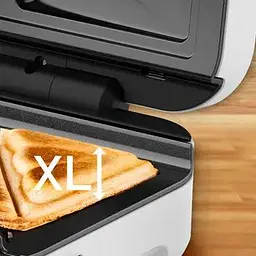 Бутербродниця Tefal Snack XL SW701110 White UA - мініатюра 9