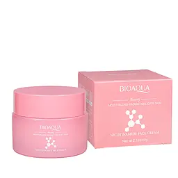 Крем для обличчя зволожувальний Bioaqua Nicotinamide Cream з ніацинамідом 50 мл