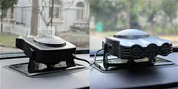 Авто-обігрівач в машину від прикурювача дуйка 12 вольт 12v три сопла пічка в машину - мініатюра 6