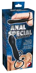 Страпон - Anal Special Silicone Black - мініатюра 5