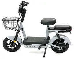 Электроскутер Двухместный Crosser Mini+Pas-система Сірий - мініатюра 3