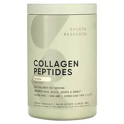 Колаген Collagen Peptides 480 грам Ваніль Sports Research vit0005707
