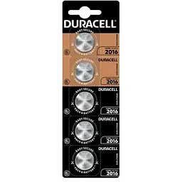 Батарейка CR 2016 / DL 2016 * 5 Duracell (5010979)