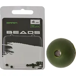 Намистина Brain Beads 4mm (10 шт/уп) Green SGXA-9240-4