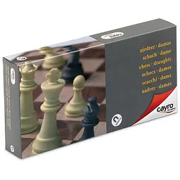 Настільна гра CAYRO Магнітні шахи-шашки середні (поле 24x24 см) (453)