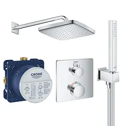 Душова система прихованого монтажу Grohe Grohtherm Cube 26415SC0, Хром