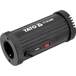 Інвертор автомобільний Yato 12/230 В 150 Вт (YT-81480) - мініатюра 2
