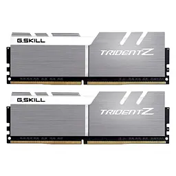 Модуль пам'яті G.Skill DDR4 16Gb (2x8) Trident Z Silver White 3200MHz (F4-3200C16D-16GTZSW)