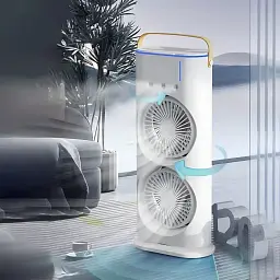 Вентилятор настільний зі зволожувачем від мережі Double-Ended Spray Fan - мініатюра 5