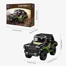 Конструктор Pantasy George Patton G-PATTON ️GX 1:18 зелений (86702) - мініатюра 5
