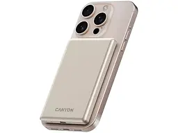 Зовнішній акумулятор (Power Bank) Canyon OnCharge 505 slim 5000mAh 20W Beige (CNS-CPB505BE) - мініатюра 6