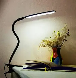 Настільна гнучка лампа UFT Lamp 1 Black на прищіпці - мініатюра 5