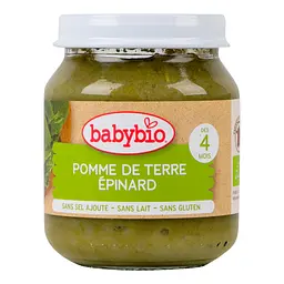 Пюре органічне Babybio з картоплі та шпинату, 130 г - мініатюра 2