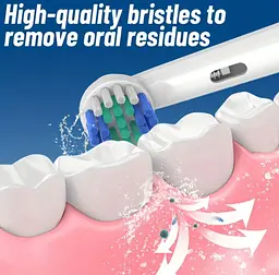 Змінні насадки для електричної зубної щітки Oral-B 4 шт., підходять для Precision Clean, Advance Power та ін. - мініатюра 15