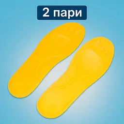 Стельки утеплені з накопиченням тепла 2 пари, зимові стельки для взуття 41–42, теплі м'які устілки - мініатюра 2