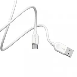 Кабель BOROFONE BX14 USB to Type-C 2.4A, 2m, PVC, TPE connectors, білий