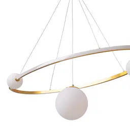Люстра Brille молекула підвісна LED 58W NW G (BL-673S/3) - мініатюра 3