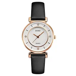 Наручний годинник жіночий Skmei 1330 Rose Gold leather, 1330LRG (15941)