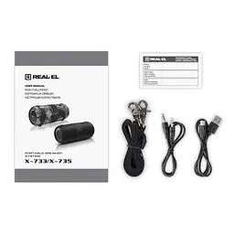 Портативна акустика Real-EL X-733 Camo (EL121600020) - мініатюра 10