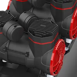 Компресор безмасляний поршневий 120л 220В AUARITA 2-1450X4F120-220 - мініатюра 6