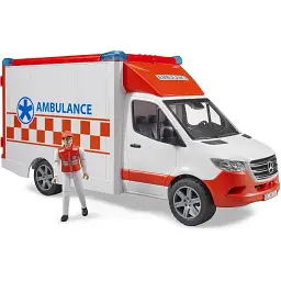 Швидка допомога Bruder Мb Sprinter з фігуркою 1:16 (02676) - мініатюра 2